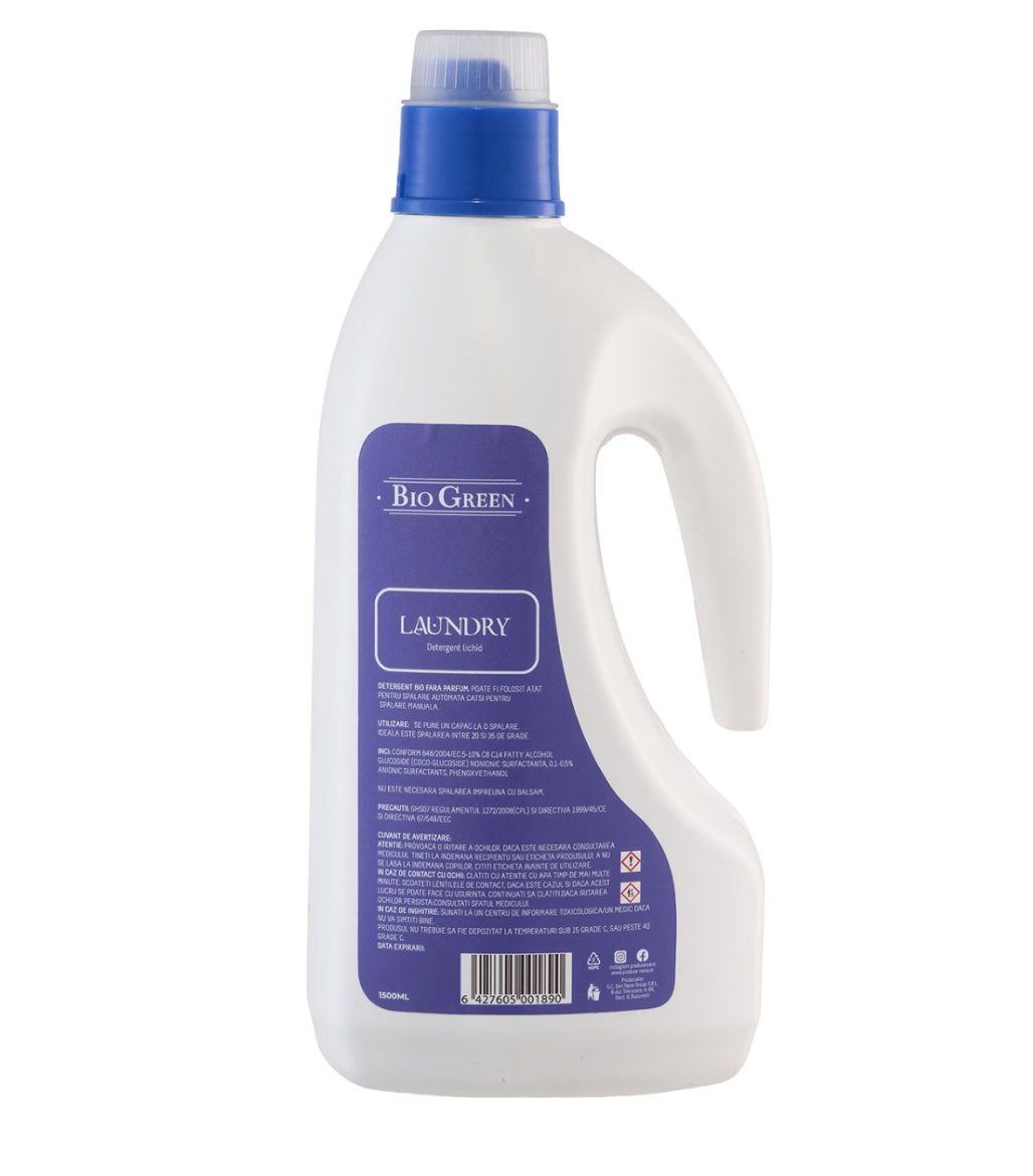 Laundry - detergent lichid pentru haine Bio Green