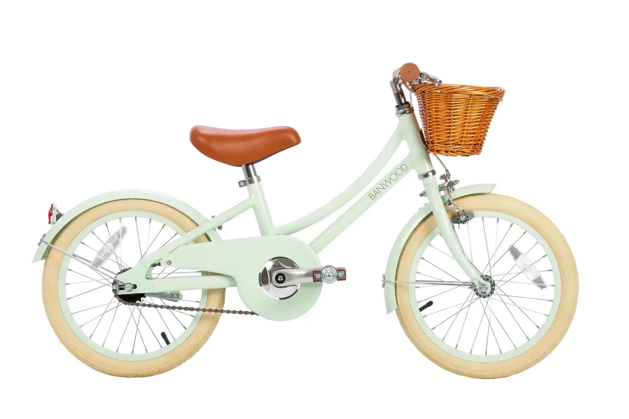Bicicleta 16" cu pedale BANWOOD - Pale Mint