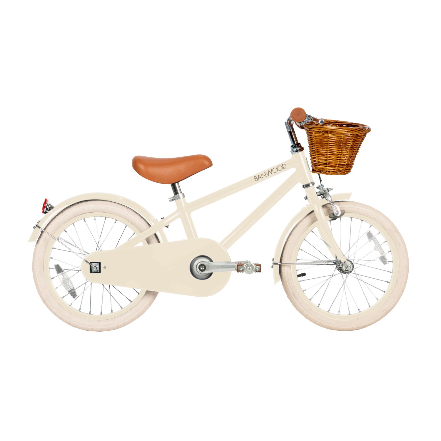 Bicicleta 16" cu pedale BANWOOD - Cream