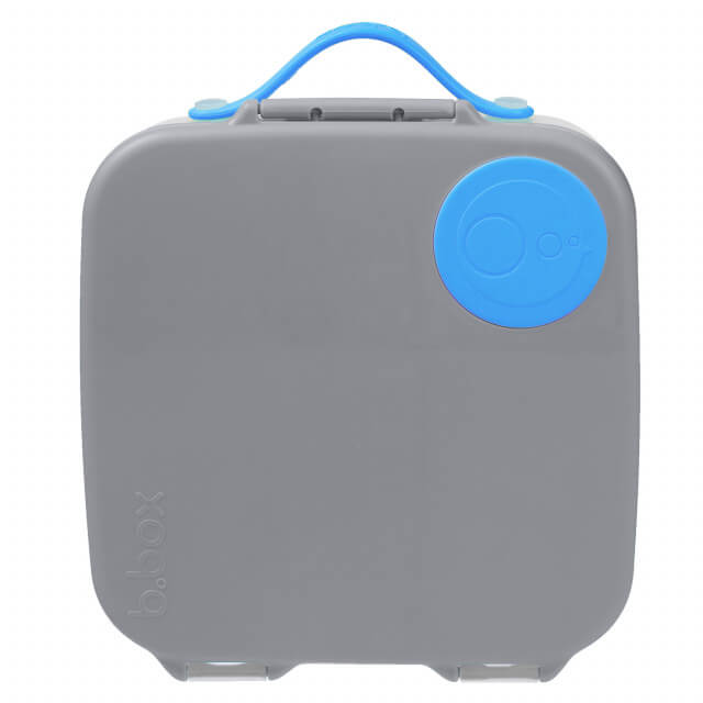 Lunchbox compartimentat B.Box - Gri/Albastru