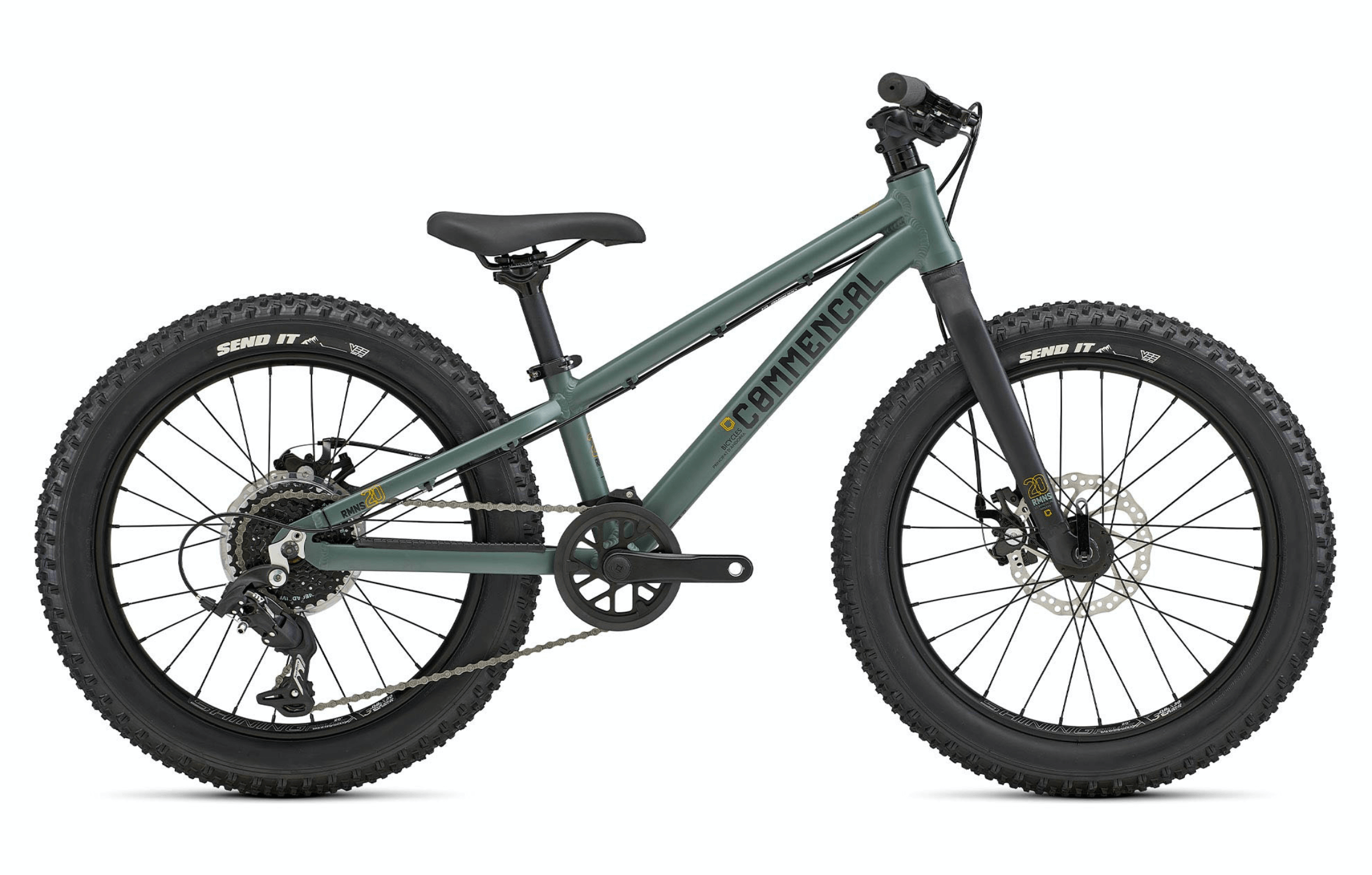 Bicicleta cu pedale 20'' COMMENCAL RAMONES - GREEN