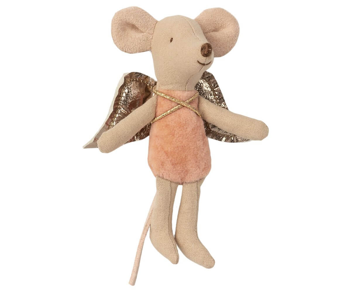 Jucarie textila Fairy Mouse Little Maileg - Pink