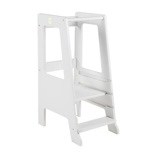 Learning Tower ajustabil Meow Baby - White Premium