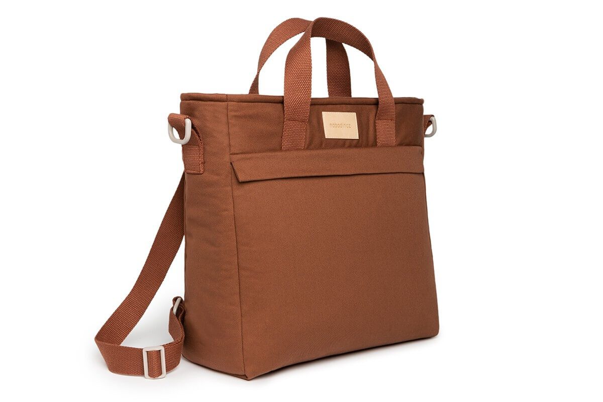 Rucsac maternitate impermeabil Baby on the Go NOBODINOZ - Clay Brown