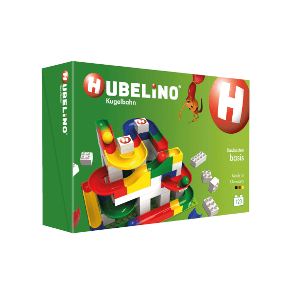 Marble Run Hubelino - Basic Building Box (123 pcs)