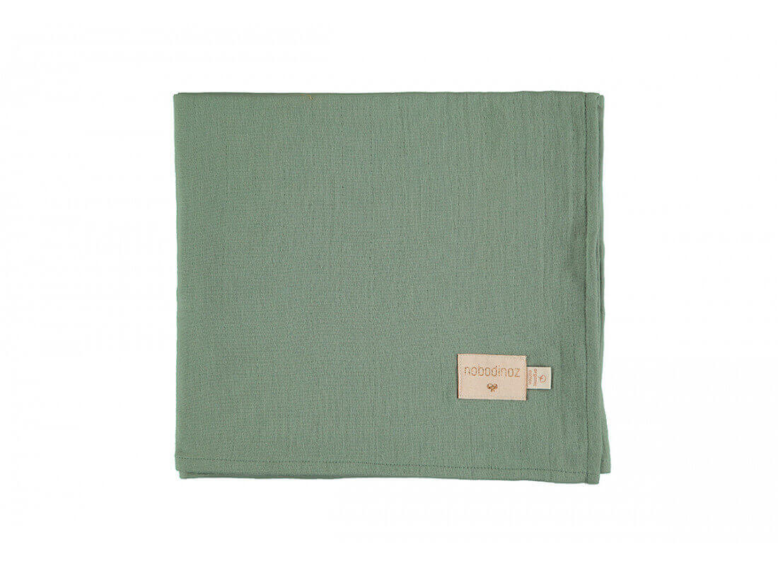 Cutie 2 swaddle din muselina Butterfly NOBODINOZ - Pack Eden Green