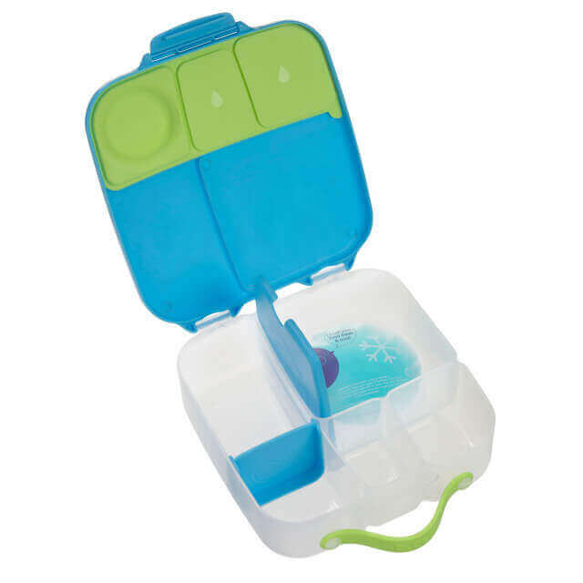 Lunchbox compartimentat B.Box - Albastru/Verde