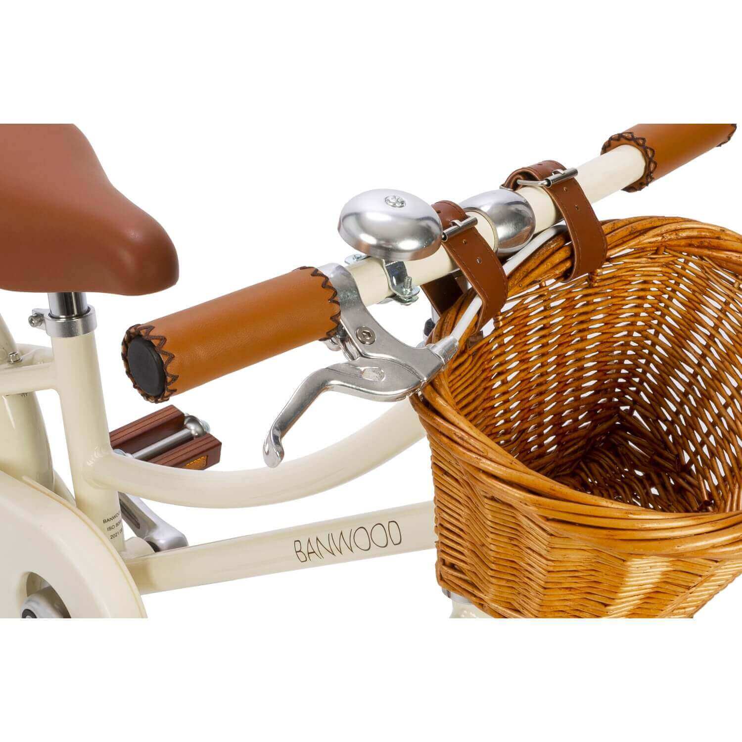 Bicicleta 16" cu pedale BANWOOD - Cream