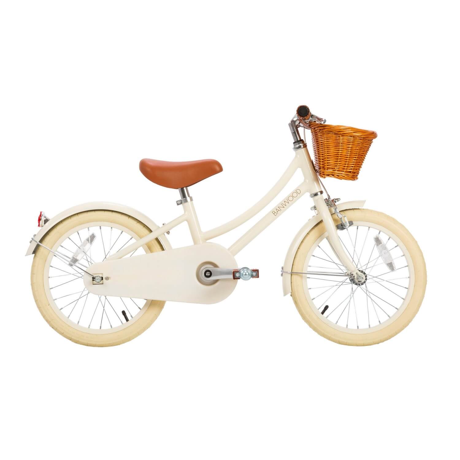Bicicleta 16″ cu pedale BANWOOD – Cream