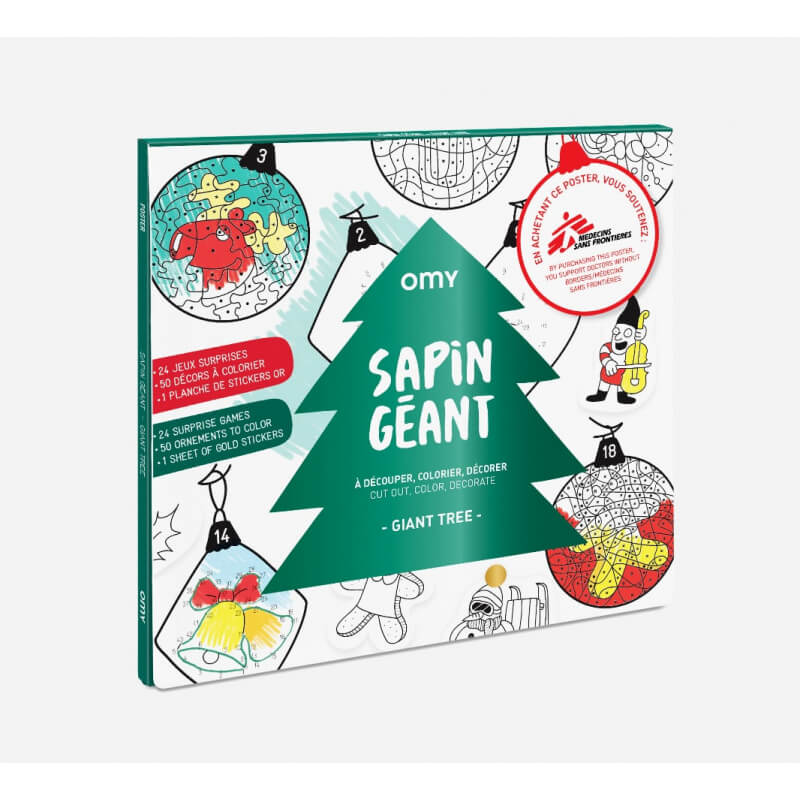 Poster cu stickere OMY – Christmas Tree