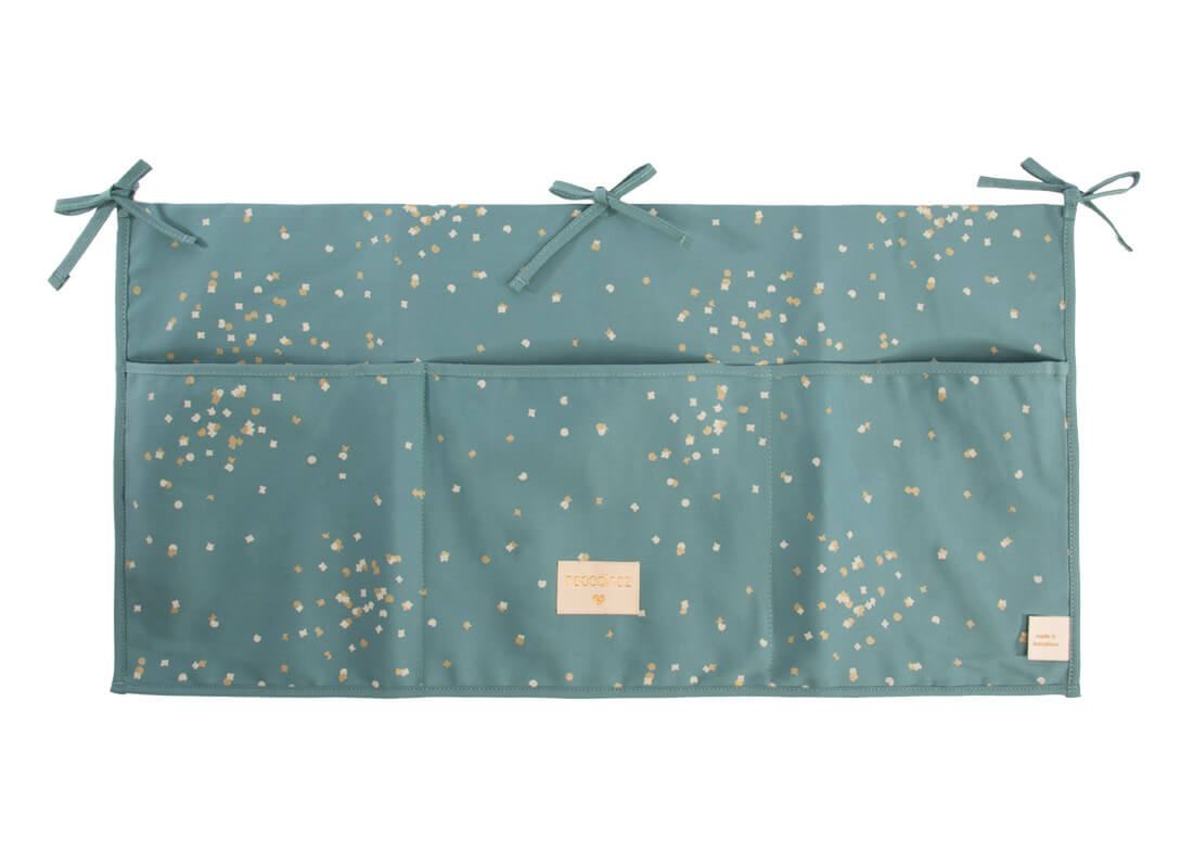 Organizator textil NOBODINOZ – Gold Confetti/Magic Green