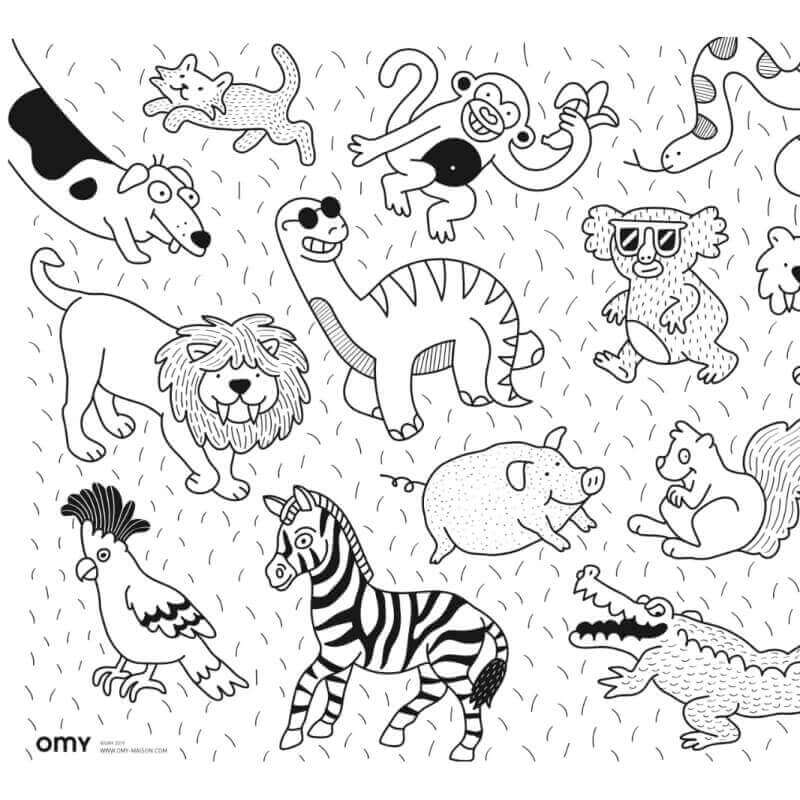 Set de colorat OMY - Animals