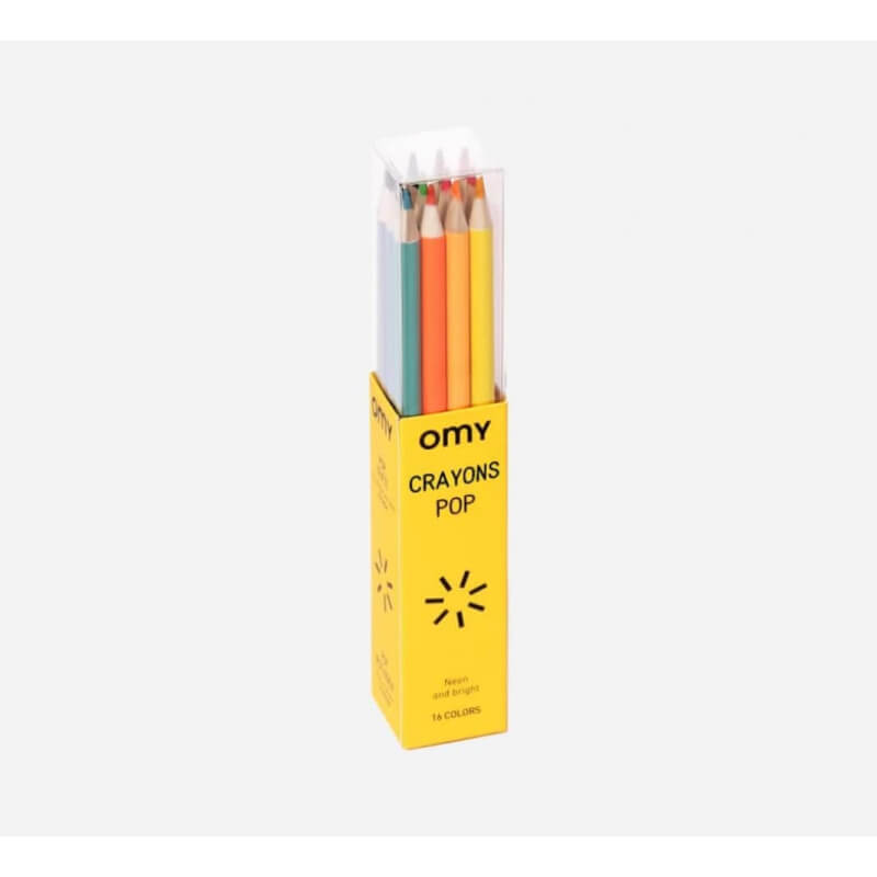 Set 16 creioane colorate OMY - Pop