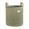 Sac pentru jucarii din catifea Savanna NOBODINOZ - Olive Green