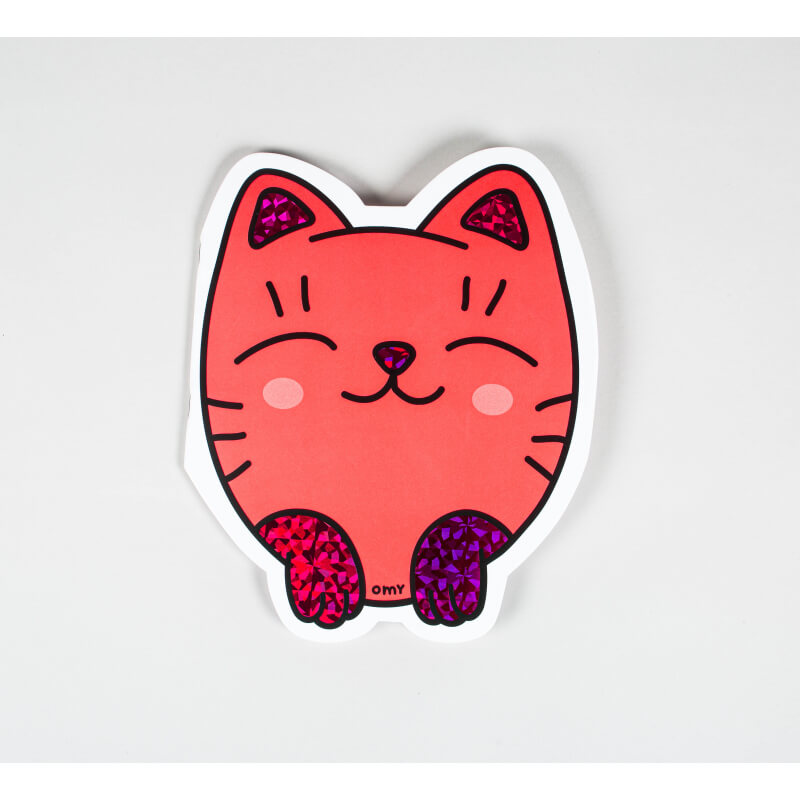Notebook si stickers OMY - Kitty
