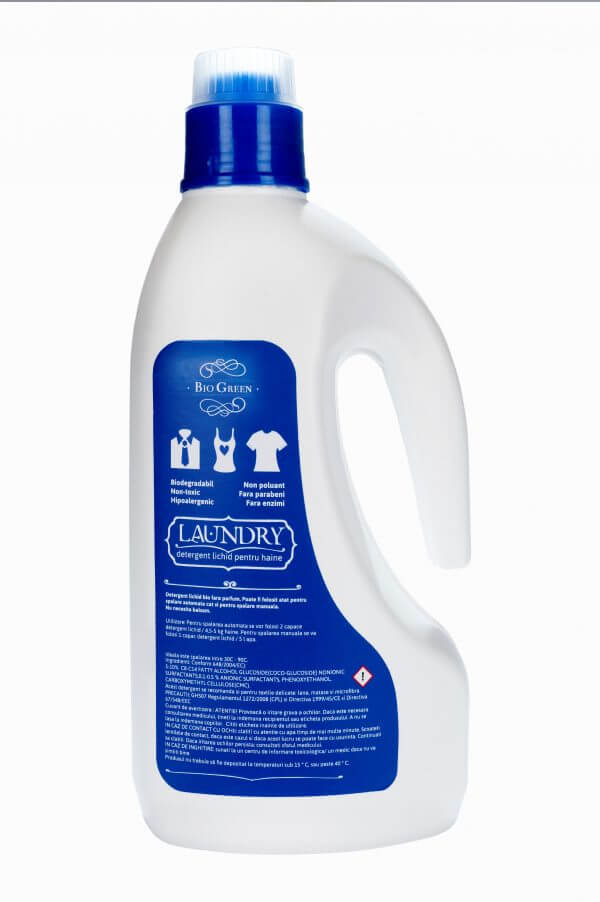 Laundry – detergent lichid pentru haine Bio Green – 1.5 L