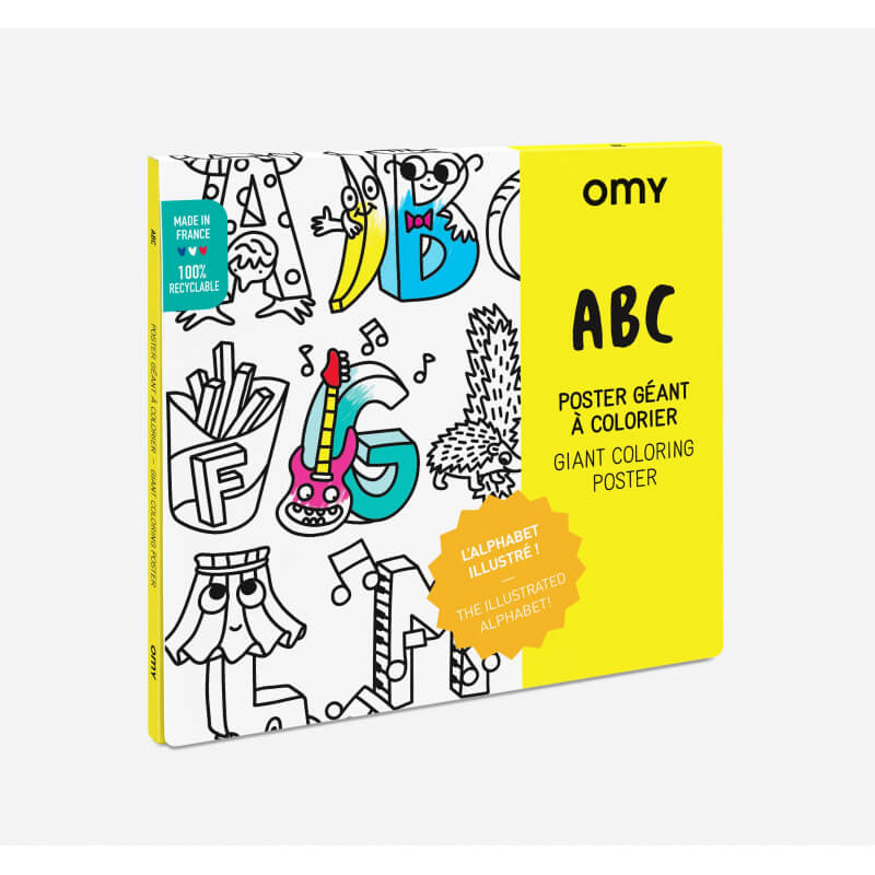 Poster de colorat OMY – ABC