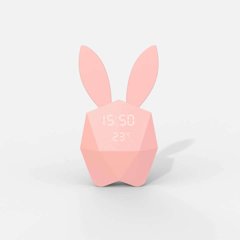 Ceas digital cu lampa integrata Cutie MOB - Pink