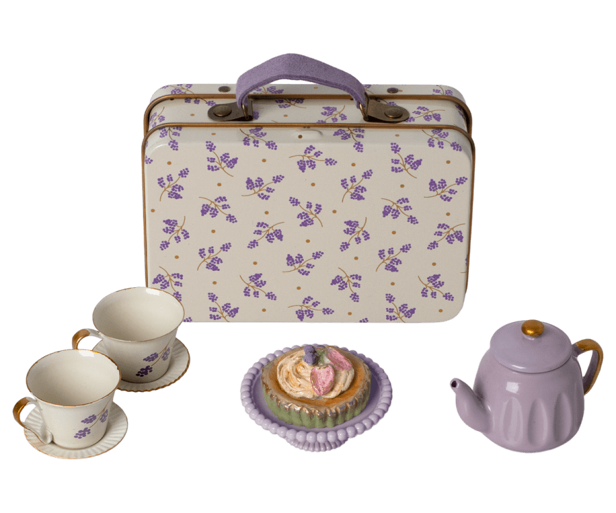 Set de ceai Afternoon Maileg – Purple Madelaine