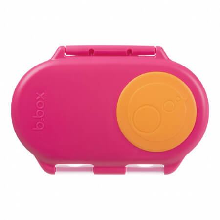 Lunchbox mini compartimentat Snackbox B.Box - Roz/Portocaliu