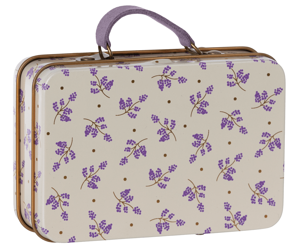 Suitcase pentru soriceii Maileg – Madelaine Lavender