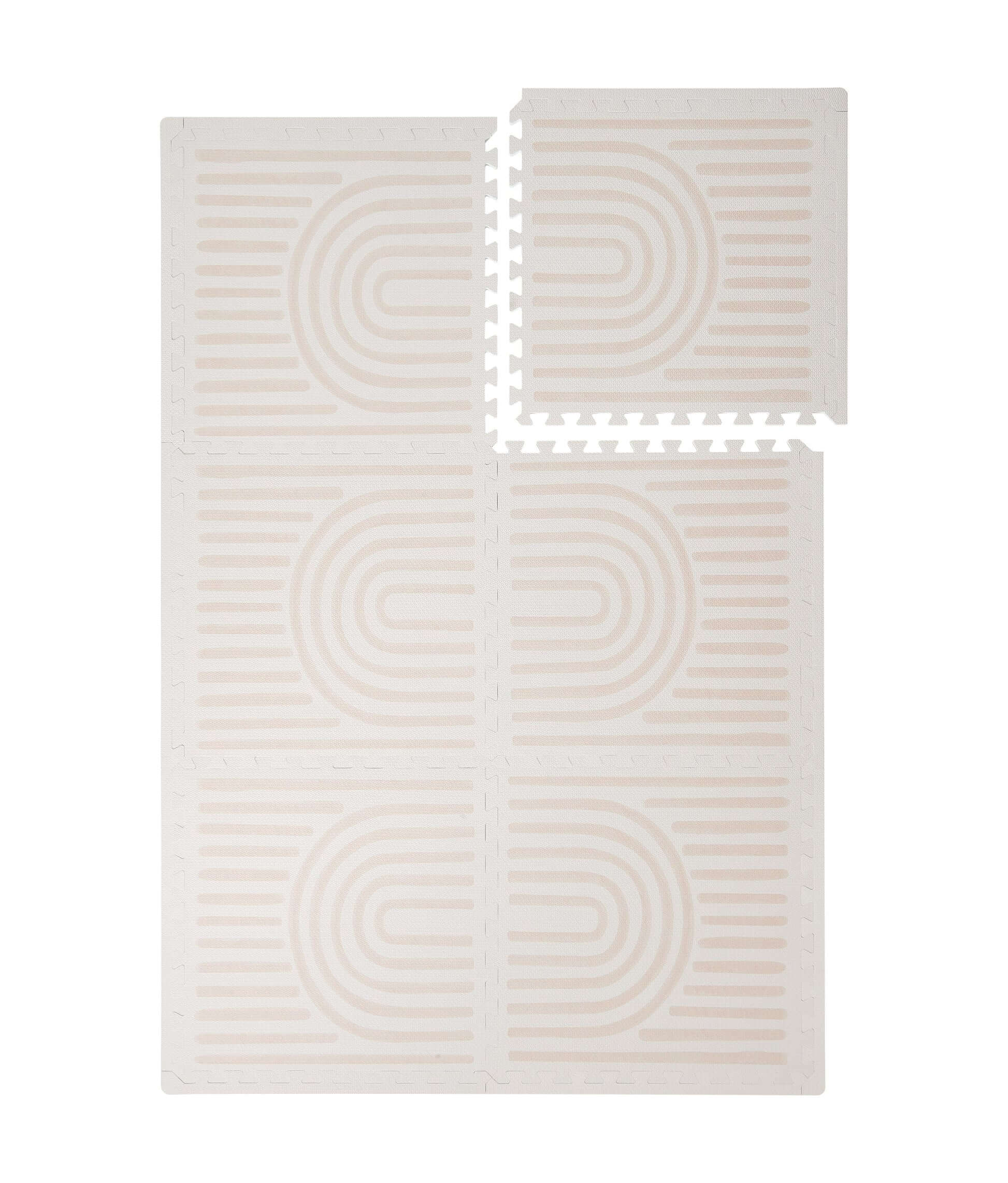Covor tip puzzle Toddlekind – Linear Linen