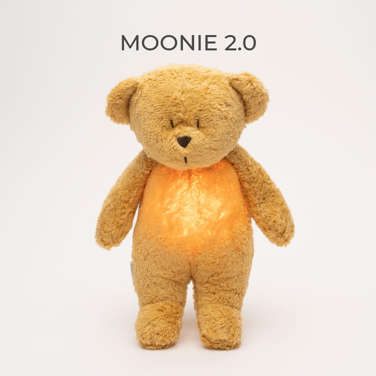 Jucarie muzicala cu lampa incorporata Moonie 2.0 – Bear Honey