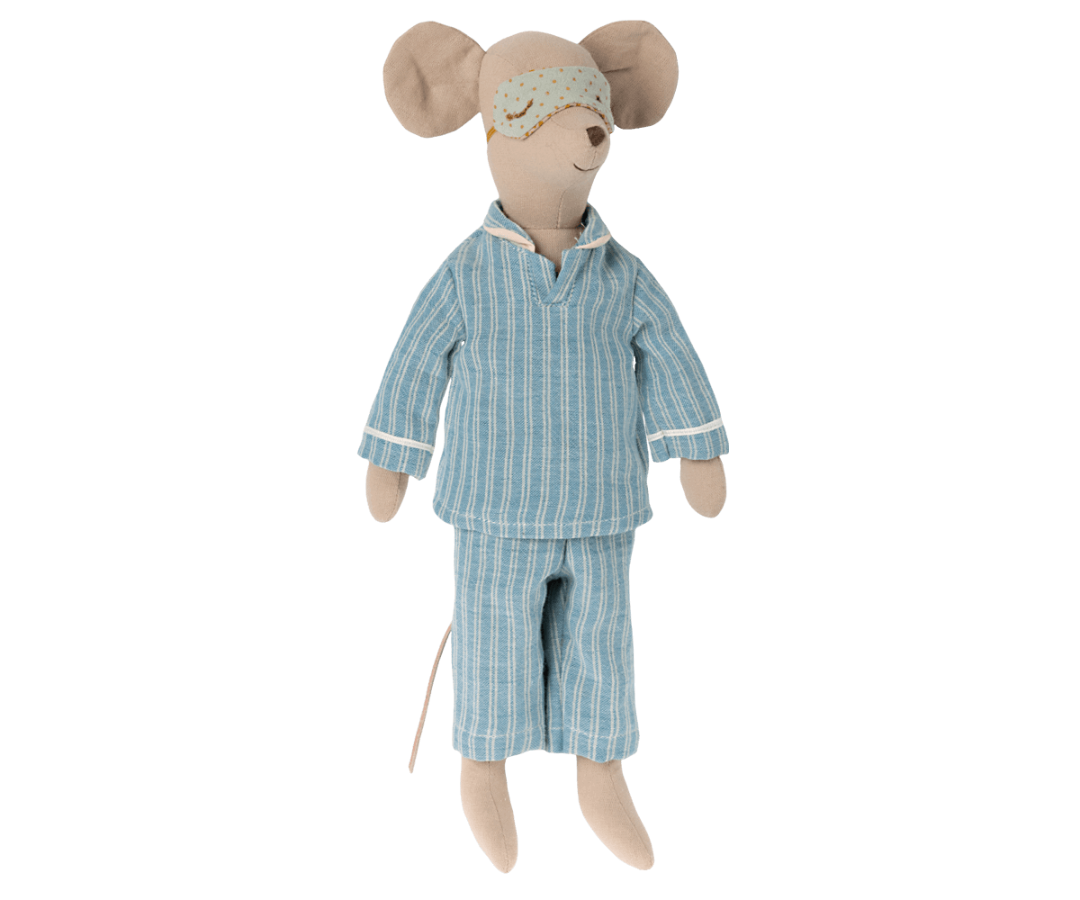 Jucarie textila Medium Mouse Maileg - Pyjamas