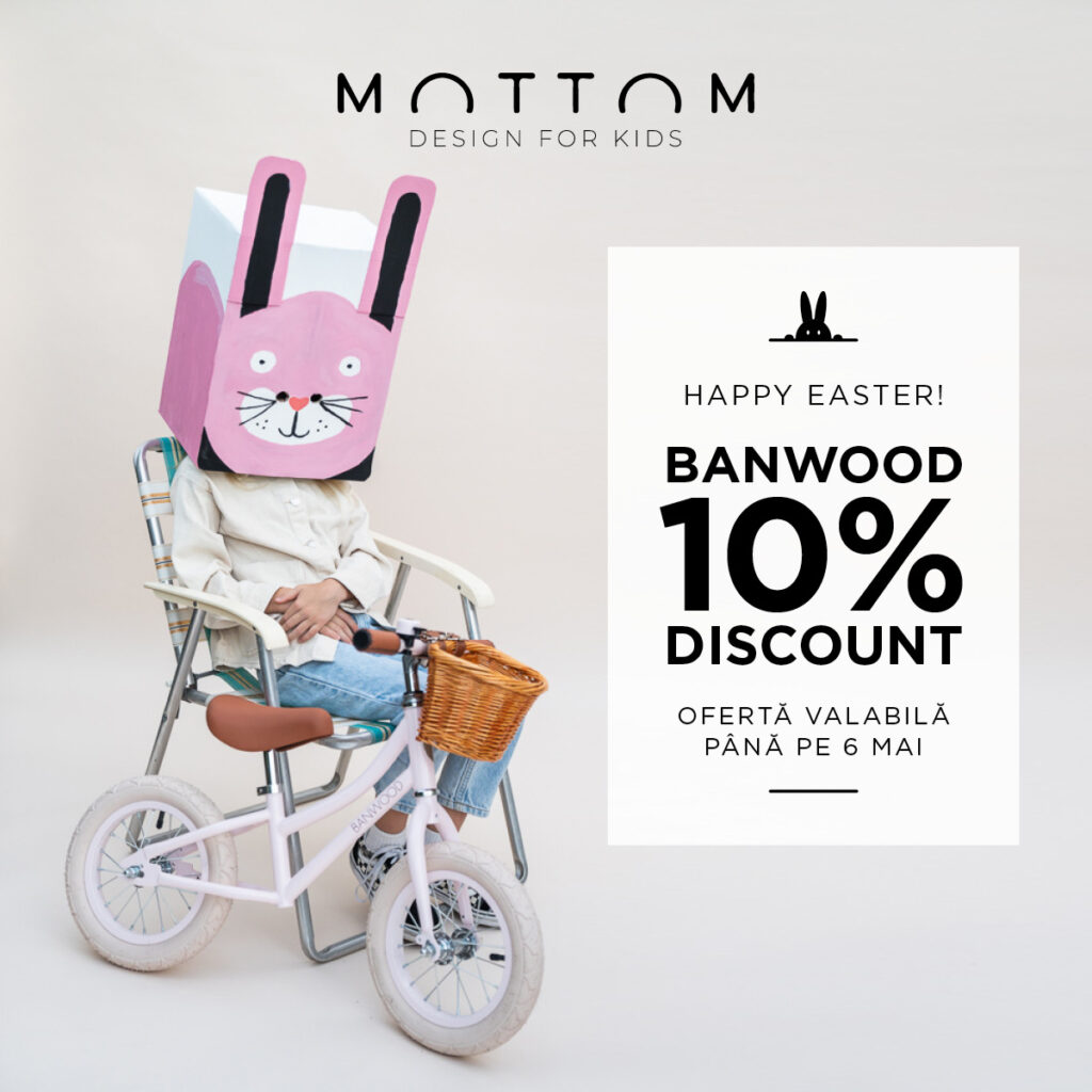 Biciclete, triciclete, trotinete sau casti de protectie Discount 10%