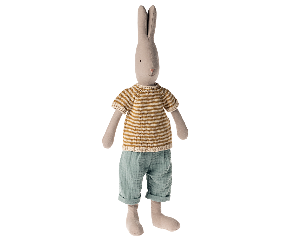 Jucarie textila Rabbit Size 3 Classic Maileg – Knitted Shirt and Pants