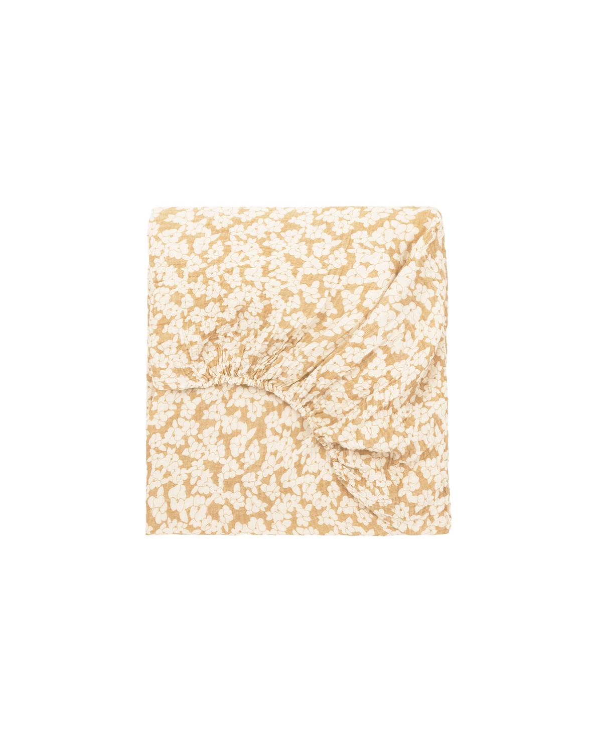 Cearsaf cu elastic 70x140 Wabi Sabi Nobodinoz - Golden Brown Sakura