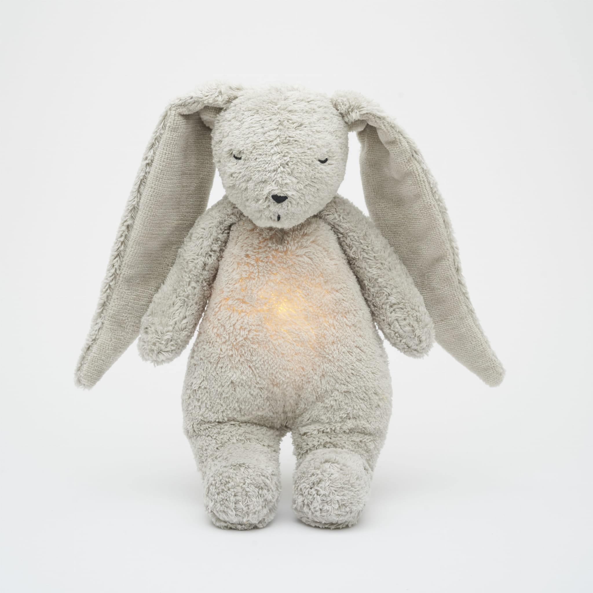 Jucarie muzicala cu lampa incorporata Moonie – Bunny Grey