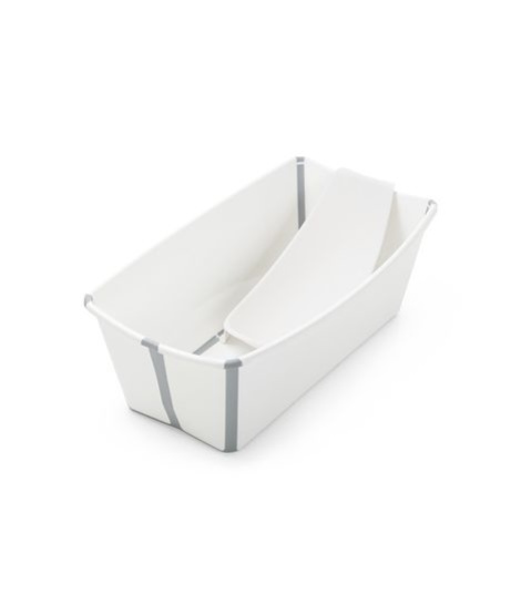 Cadita pliabila pentru bebelusi 0-4 ani + suport nou-nascuti Stokke® Flexi Bath® – White