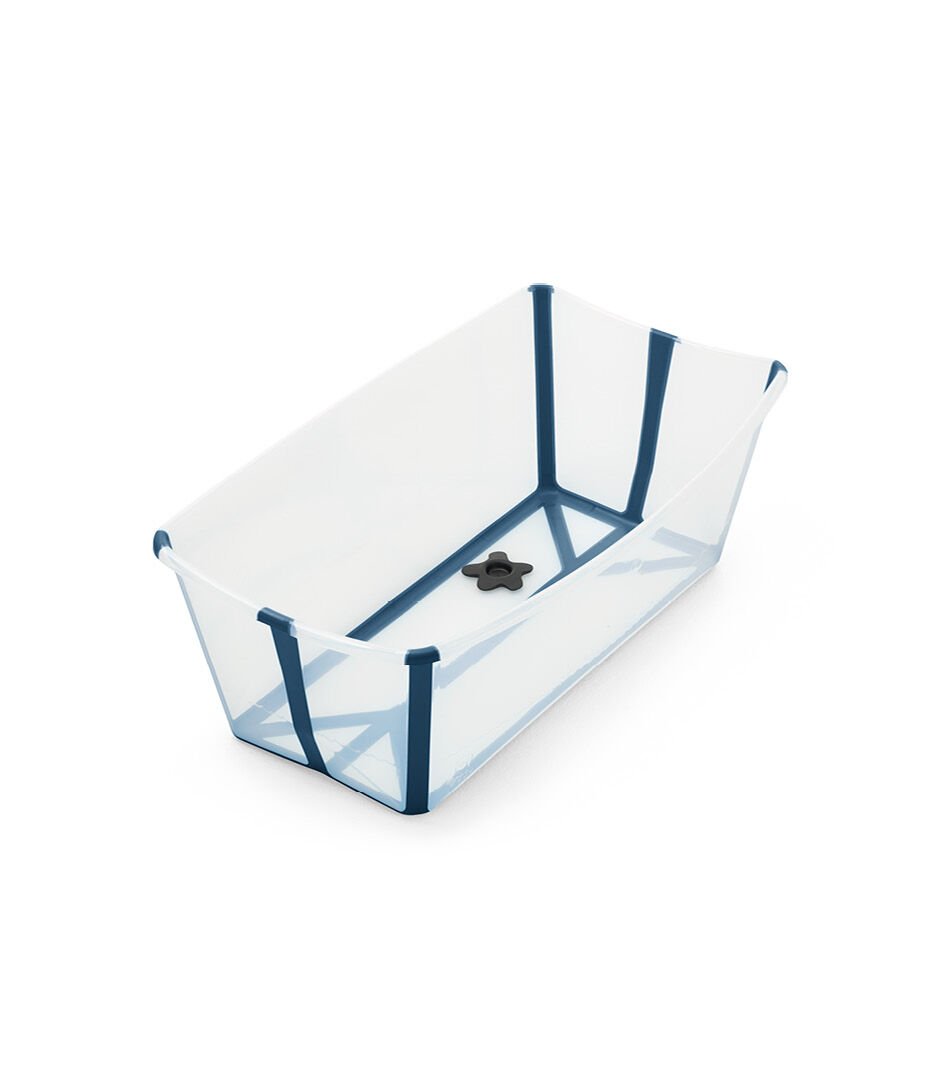 Cadita pliabila pentru bebelusi 0-4 ani Stokke® Flexi Bath® - Transparent Blue