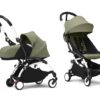 Carucior pentru copii Stokke® YOYO³ cadru alb 2 in 1 (pachet nou-nascut + sport)