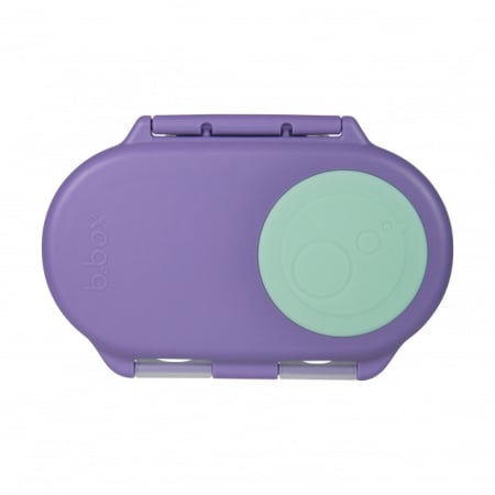 Lunchbox mini compartimentat Snackbox B.Box – Lila/Vernil