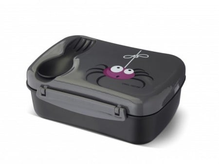 Lunchbox dreptughiular compartimentat N’ice Cup Carl Oscar – Gri