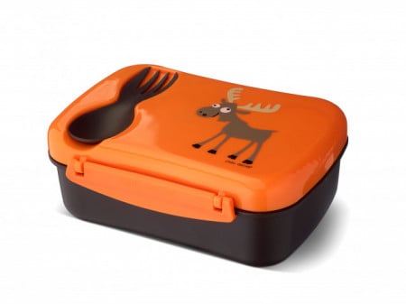 Lunchbox dreptughiular compartimentat N’ice Cup Carl Oscar – Orange