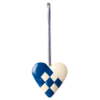 Ornament metalic pentru brad Large Heart Maileg – Dark Blue