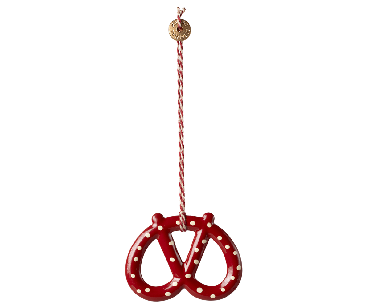 Ornament metalic pentru brad Pretzel Maileg - Dot