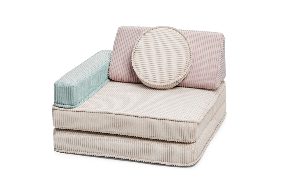 Fotoliu modular pentru copii Original Corduroy Shappy - Lollipop