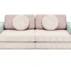 Canapea modulara mini pentru copii Shappy Pure Corduroy – Lollipop