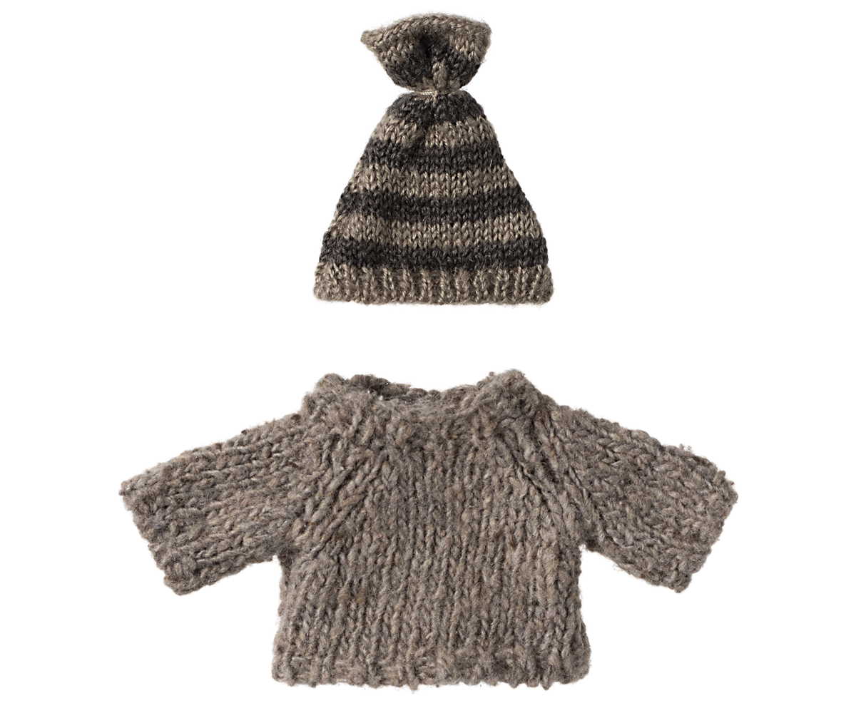 Knitted Sweater and Hat Maileg – Big Brother Mouse