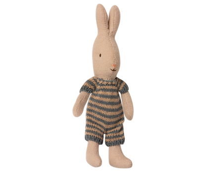 Jucarie textila Rabbit Micro Maileg - Blue/Sand