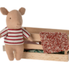 Jucarie textila Pig in Box Baby Maileg - Girl