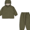 Set haine de ploaie impermeabile Plainy Konges Slojd – Burnt Olive