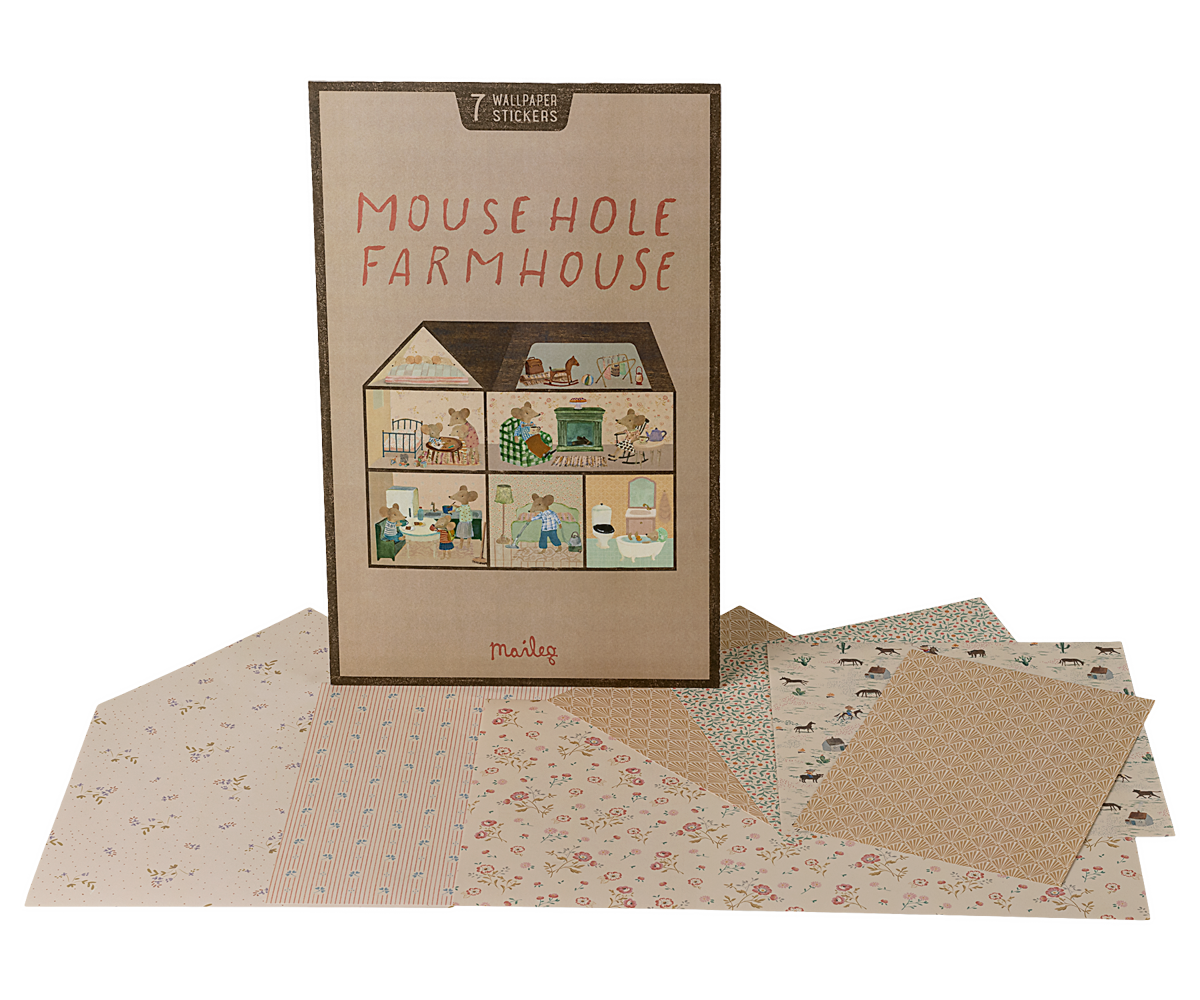 Tapet Mouse Hole Farmhouse Maileg