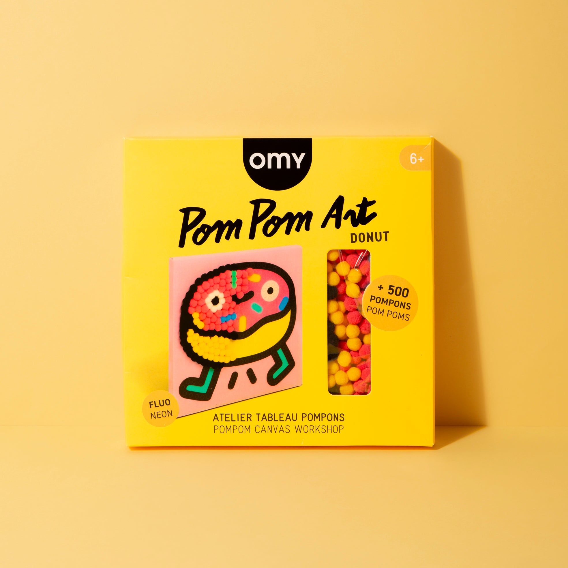 Kit creativ Pom Pom Art OMY - Donut