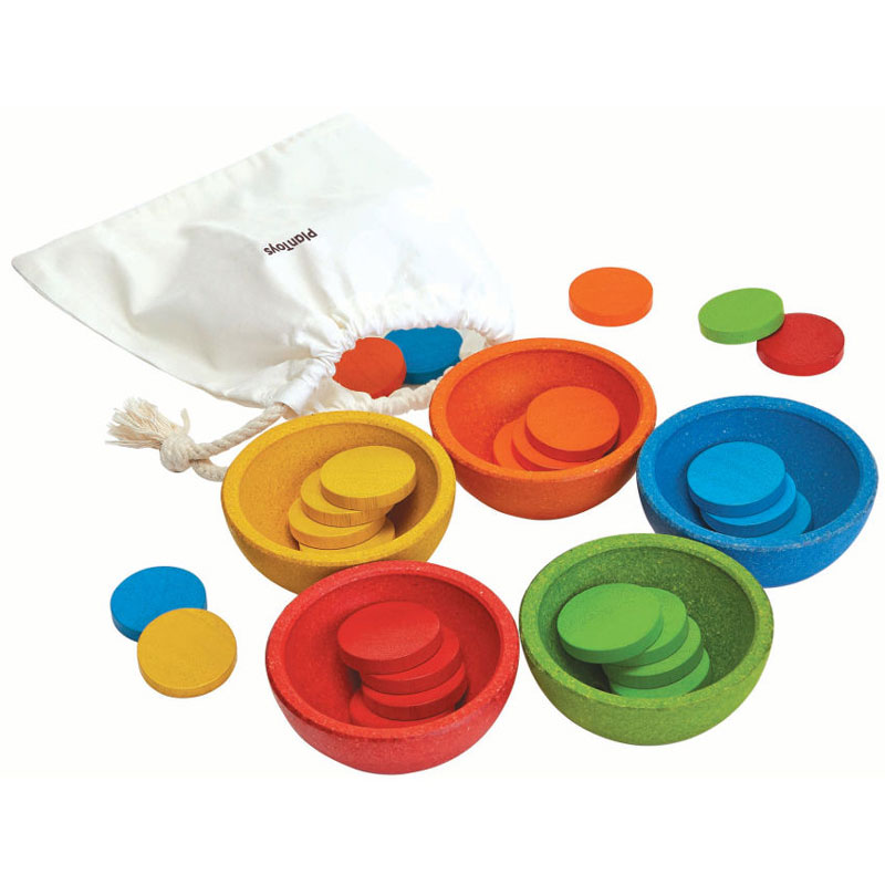 Sort and count cups PLAN TOYS