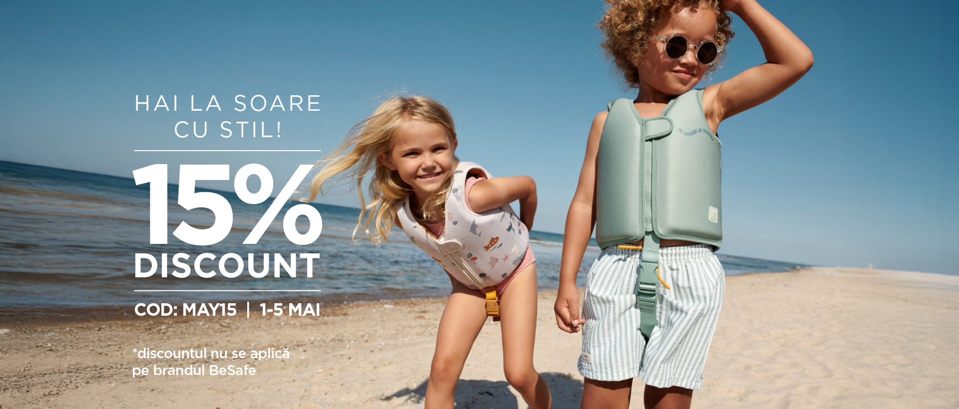 Aplica codul MAY15 si ai 15% discount pe cosul de cumparaturi!